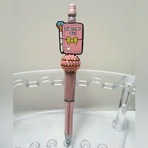 Pink and Gold Planner Girl Pen